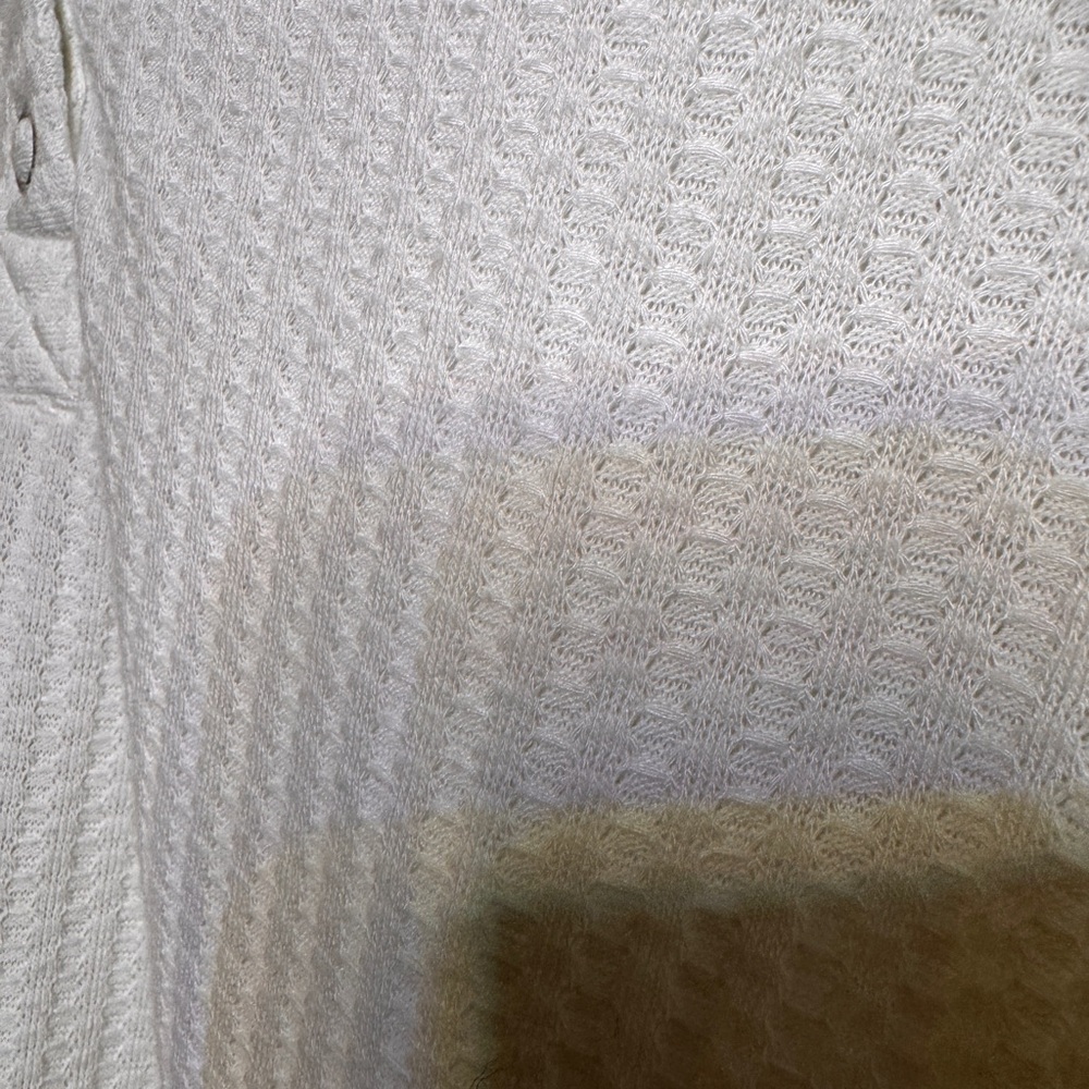 Chaser White Textured Long Sleeve Top - Picture 4 of 7